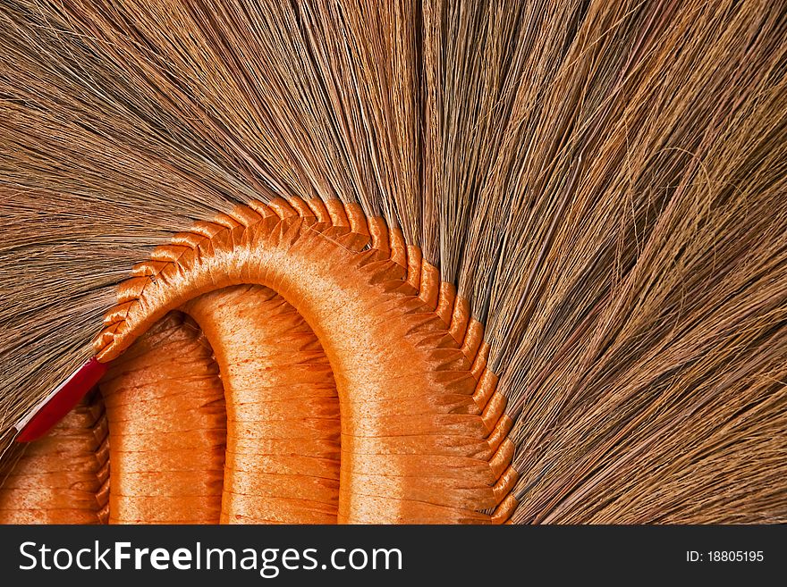 Texture of broom, can be used for background
