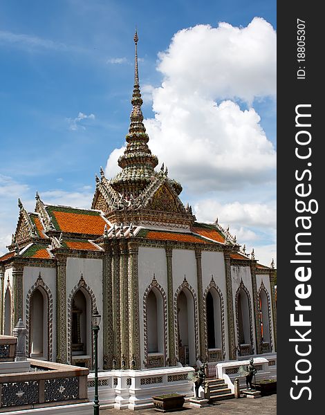 View of the grand palace. Bangkok. Thailand. View of the grand palace. Bangkok. Thailand