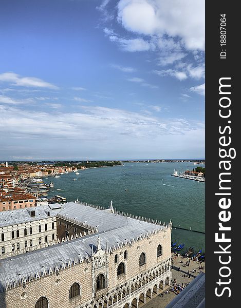 Veniceï¼ŒPlazza San Marcoï¼Œ bird view