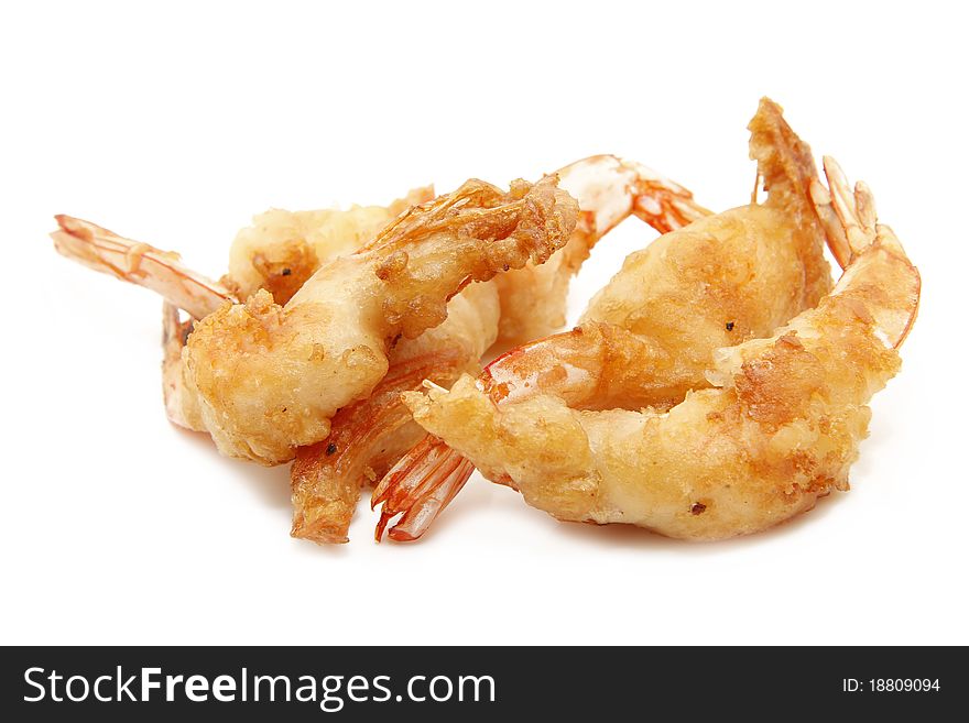 Fried prawn easy seafood dish for serving