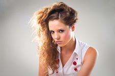 Perky Young Teenage Girl Royalty Free Stock Images