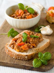 Beef Sandwich Royalty Free Stock Image Beef Sandwich Royalty Free Stock Image