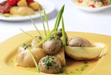 Potatoes And Mushrooms Stock Images Potatoes And Mushrooms Stock Images