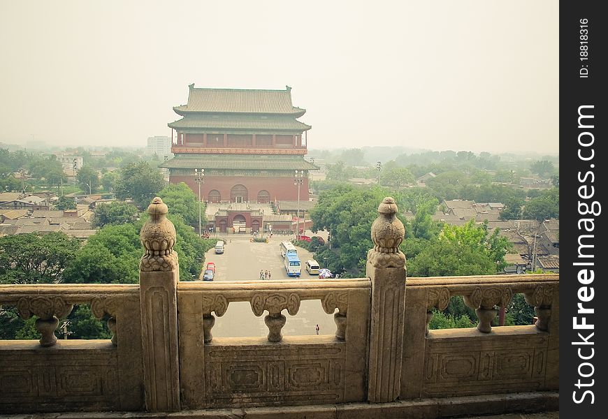 The Drum Tower of Beijing, China