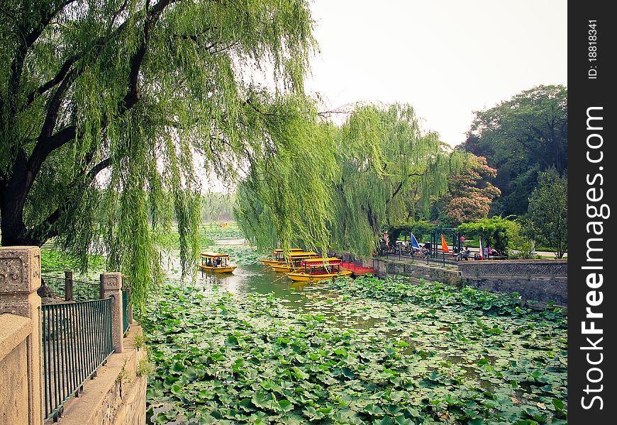 China Beijing Beihai imperial park