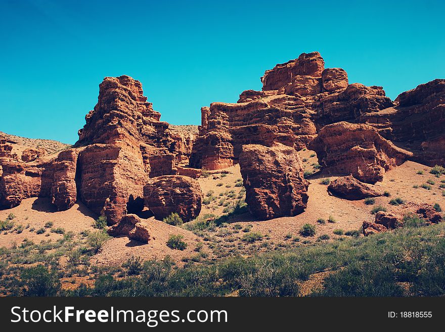 Desert located in Kazakhstan country. Desert located in Kazakhstan country.