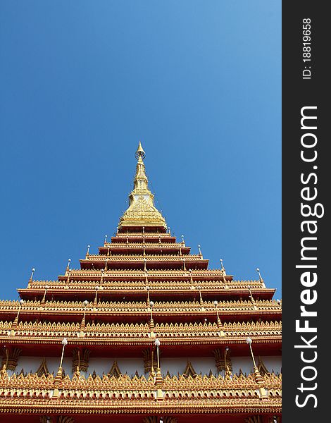 A Temple In Khon Kaen, Thailand