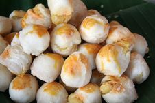 Thai Style Dessert, Made From Bean And Flour Royalty Free Stock Photo Thai Style Dessert, Made From Bean And Flour Royalty Free Stock Photo