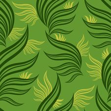 Seamless Green Floral Pattern With Leafs Royalty Free Stock Image Seamless Green Floral Pattern With Leafs Royalty Free Stock Image