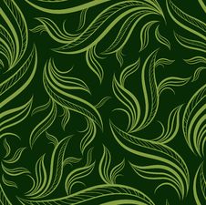 Seamless Green Floral Pattern With Leafs Royalty Free Stock Images Seamless Green Floral Pattern With Leafs Royalty Free Stock Images