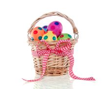 Colorful Easter Eggs Painted Royalty Free Stock Image Colorful Easter Eggs Painted Royalty Free Stock Image