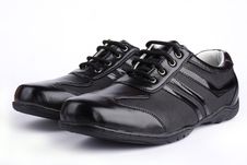 Leather Sport Shoe Royalty Free Stock Photography Leather Sport Shoe Royalty Free Stock Photography