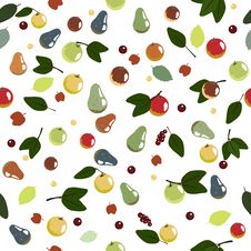 Seamless Pattern With Apples And Pears Royalty Free Stock Image Seamless Pattern With Apples And Pears Royalty Free Stock Image