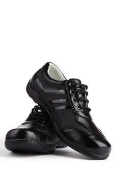 Leather Sport Shoe Stock Photography