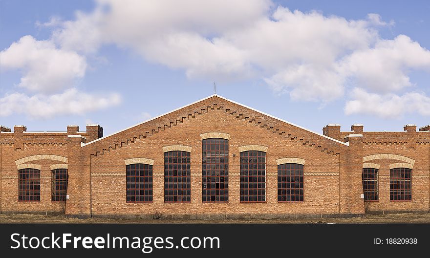 Old Fashioned Brick Wall building