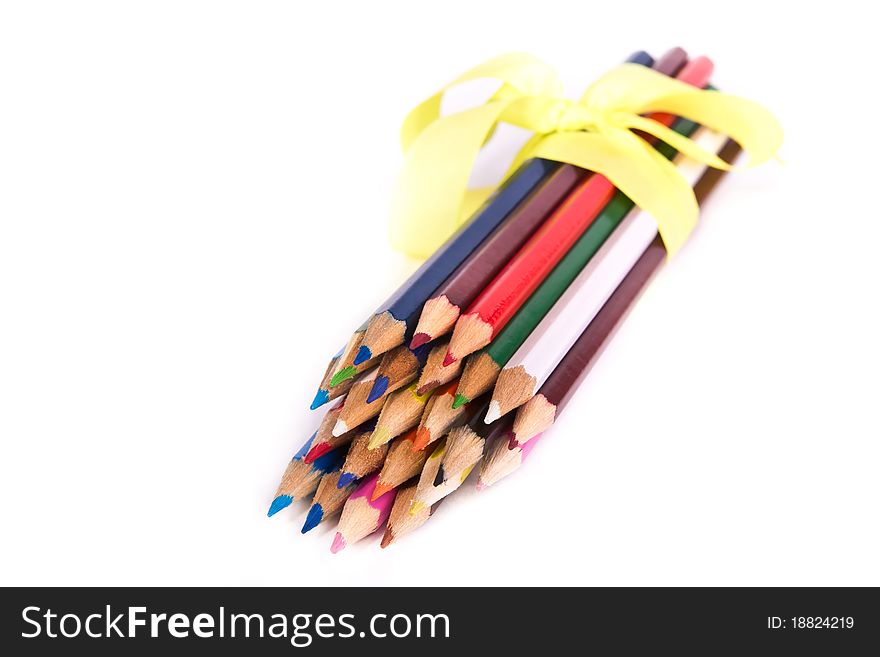 Bunch Of Colored Pencils