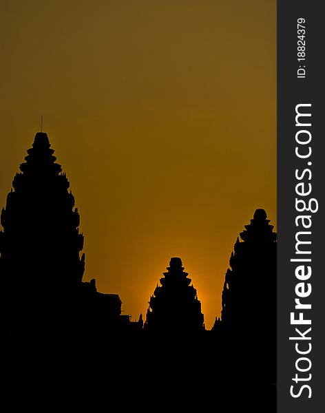 SUNRISE AT ANGKOR WAT