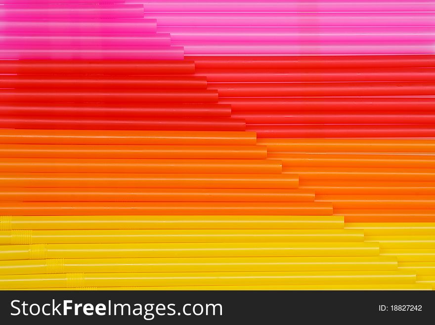 Colorful background from drinking straws. Colorful background from drinking straws