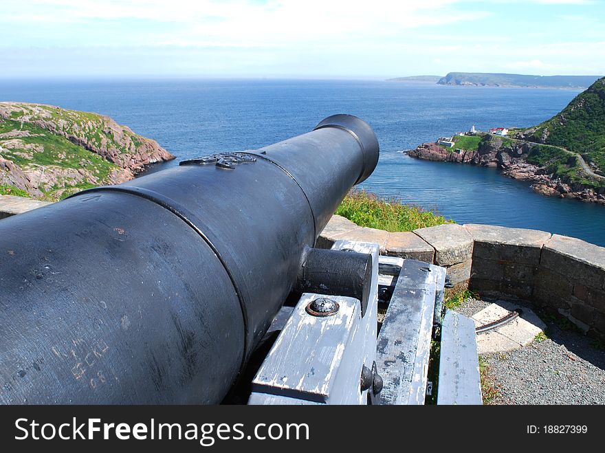 Signal Hill cannon in St. John's