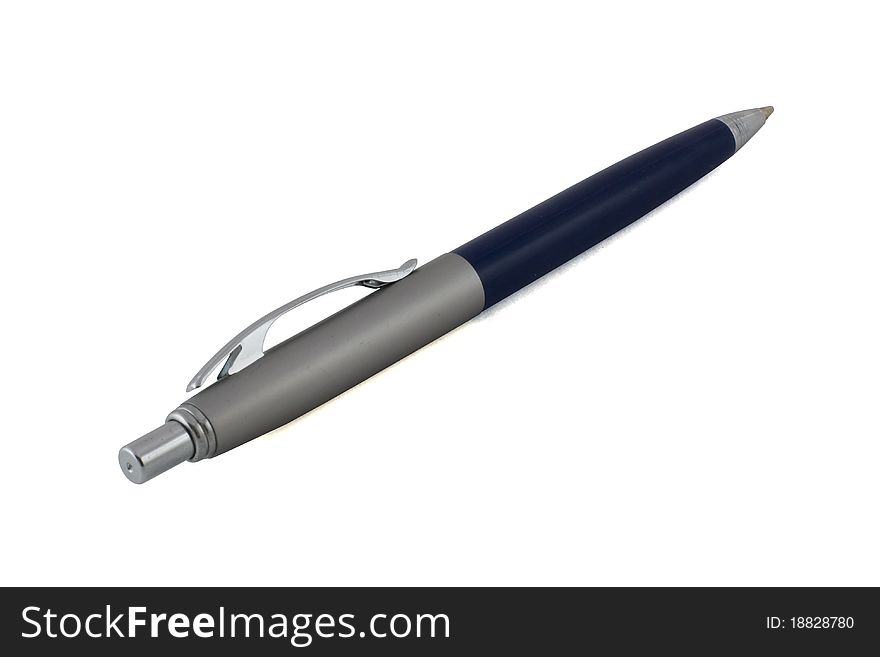 Ballpoint pen isolated on white background. Ballpoint pen isolated on white background