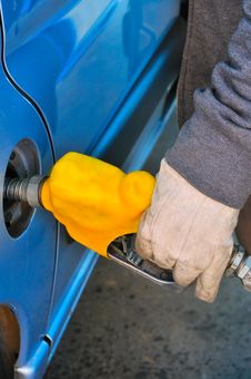 Refilling The Car Diesel Fuel Stock Photo Refilling The Car Diesel Fuel Stock Photo