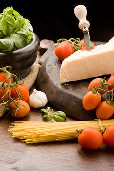 Ingredients For Pasta With Tomatoe Sauce Stock Images Ingredients For Pasta With Tomatoe Sauce Stock Images