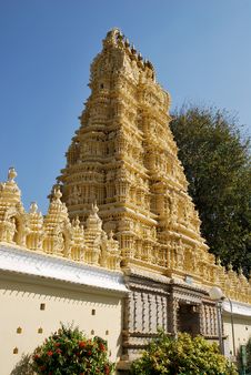 Mysore Temple In India Royalty Free Stock Photography