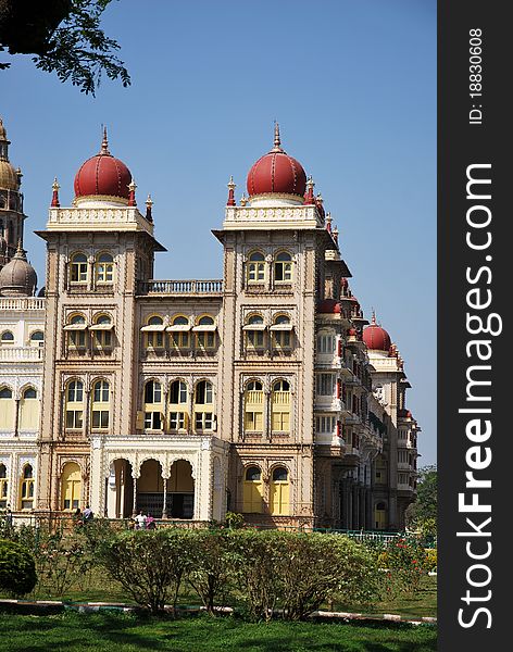 Tourism in Mysore Palace in India. Tourism in Mysore Palace in India