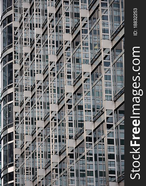 Steel and glass - modern facade