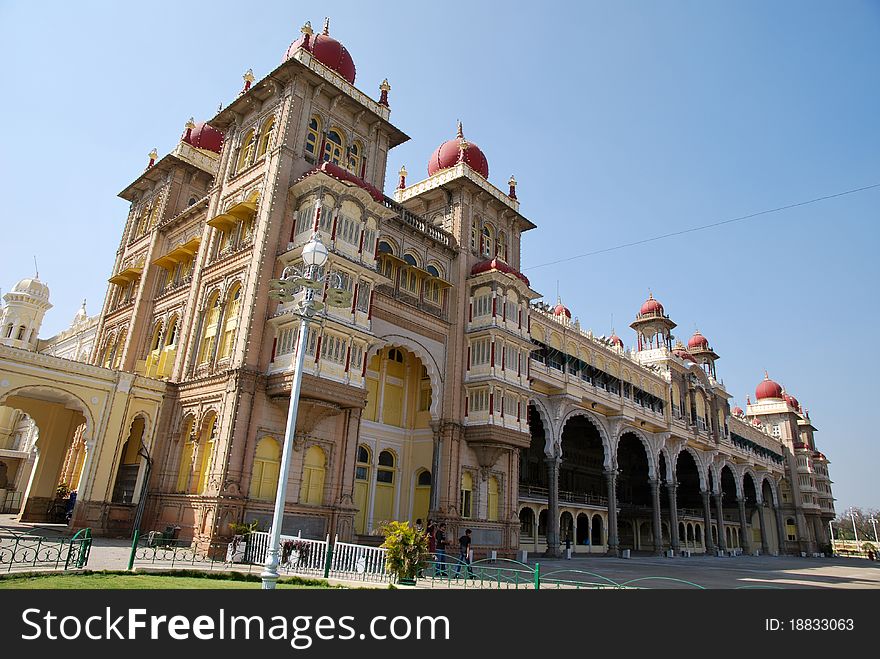 Tourism in Mysore Palace in India. Tourism in Mysore Palace in India