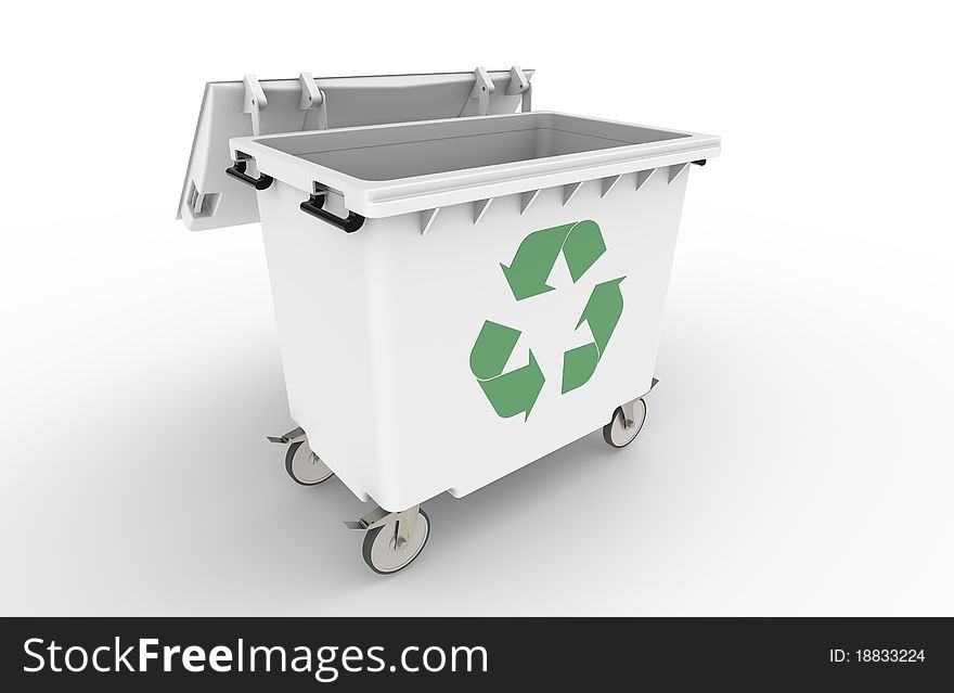 Open recycle bin with Symbol