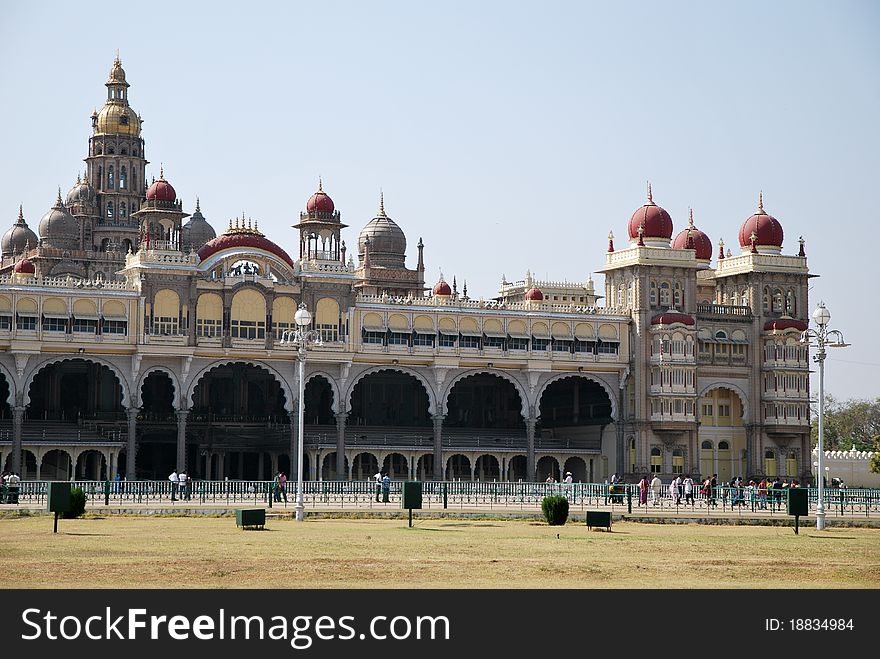 Tourism in Mysore Palace in India