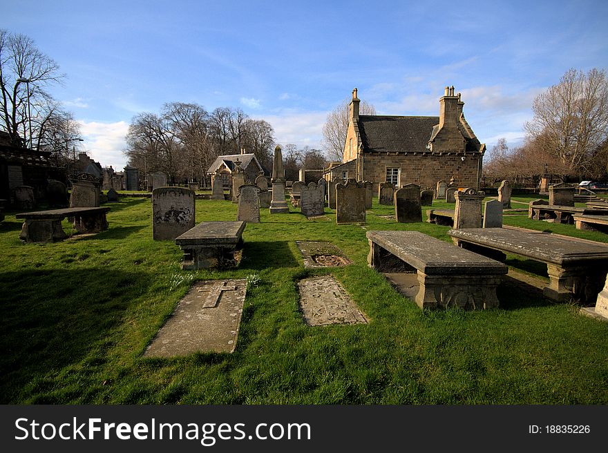 Photo of ancient Cemetery in Europe