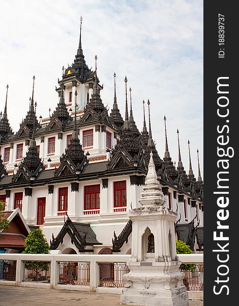 The Famous Roof Of Wat Ratchanadda, Bangkok