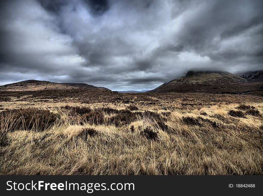This is a Scotland landscape in HDR. This is a Scotland landscape in HDR