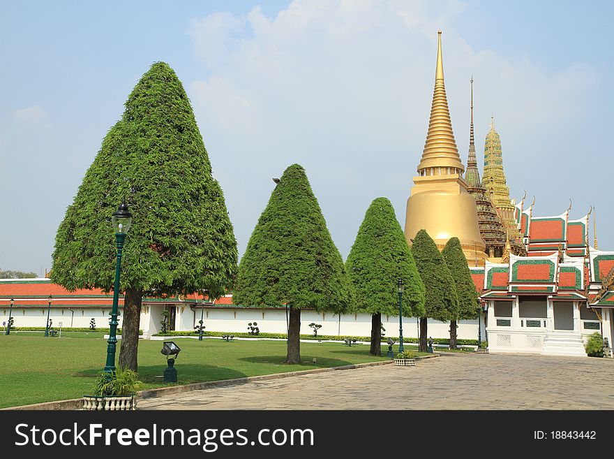 Grand Palace, the major tourism attraction in Bangkok, Thailand. Grand Palace, the major tourism attraction in Bangkok, Thailand