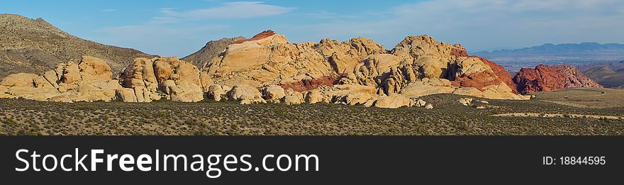 Red Rock Canyon Nevada Sandstone Cliffs