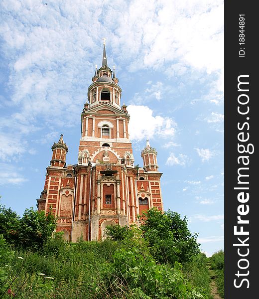 Very old orthodox church on the hill. Very old orthodox church on the hill