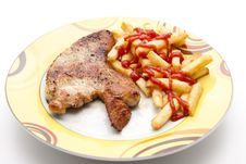 Turkey Hen Steak Stock Photography Turkey Hen Steak Stock Photography