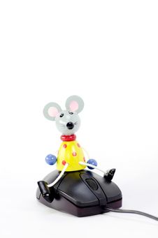 Mouse On Mouse Stock Images