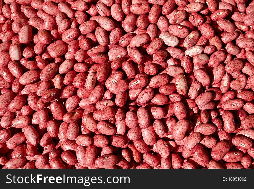 Red dry beans - healthy fiber food