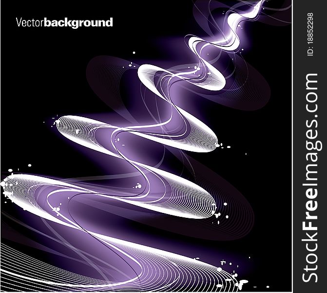 Purple abstract background. Shiny curve. Purple abstract background. Shiny curve.