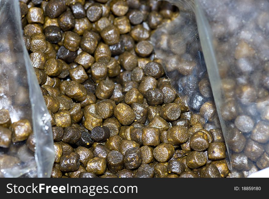 Pellets of carbon for stove