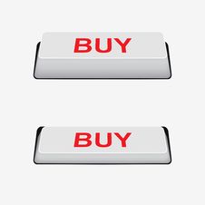 Shopping Buy Button Royalty Free Stock Photography