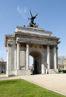 Wellington Arch Royalty Free Stock Photography Wellington Arch Royalty Free Stock Photography