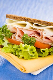 Cheese And Ham Sandwich Royalty Free Stock Image Cheese And Ham Sandwich Royalty Free Stock Image
