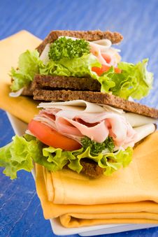 Cheese And Ham Sandwich Stock Images Cheese And Ham Sandwich Stock Images