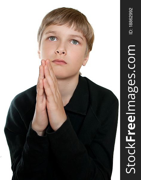 Teen Prays To God.