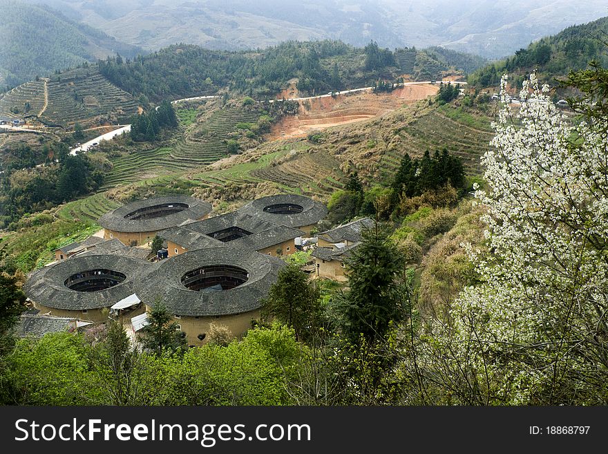 China residence, the world cultural heritage, tulou