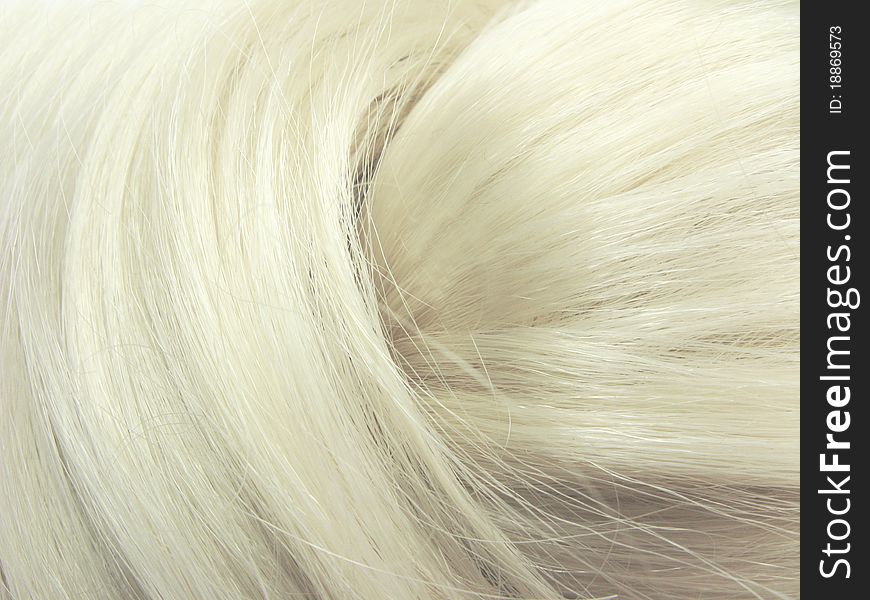 Blond hair texture background